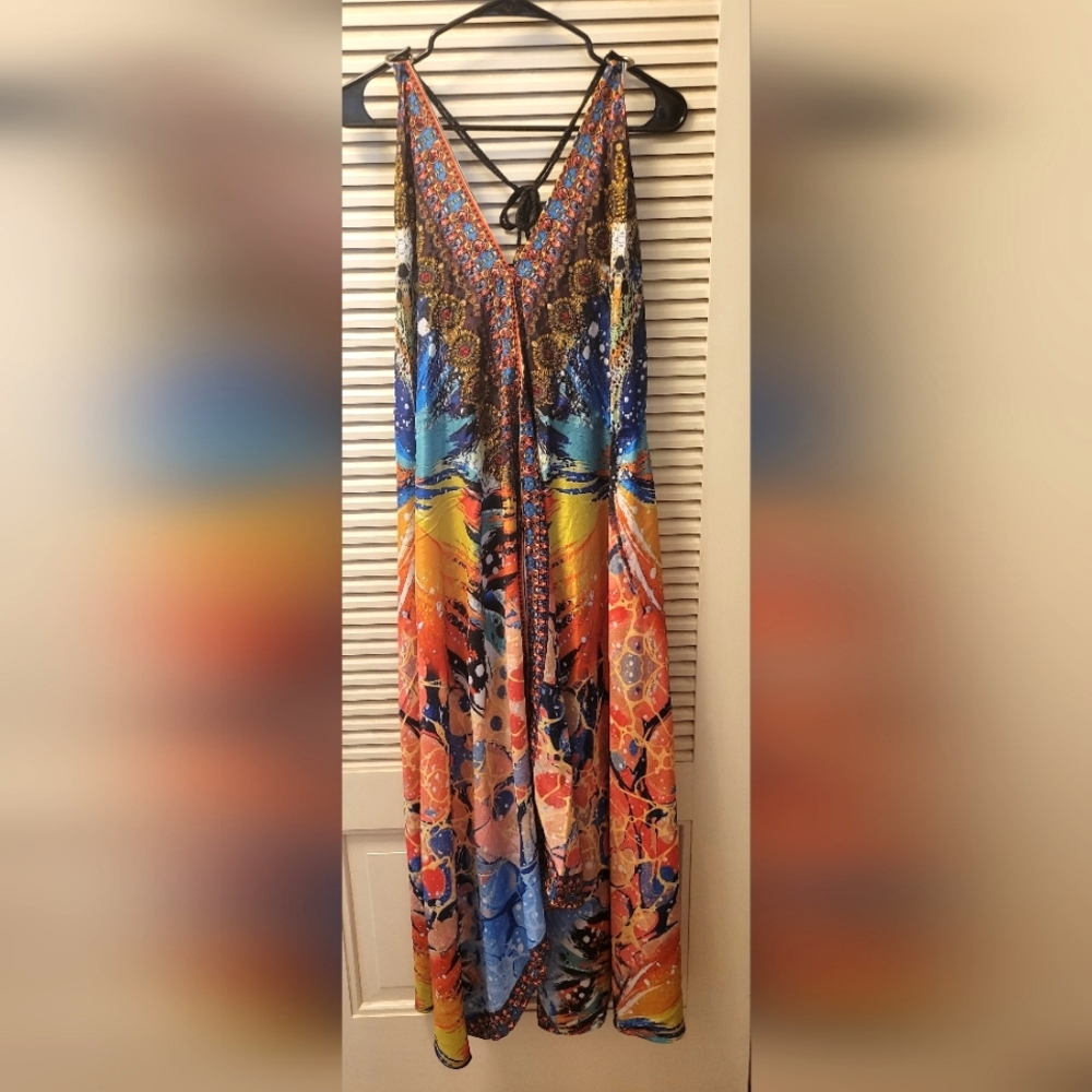Gorge custom fit flow dress imported from Europe. (OS) - One Size